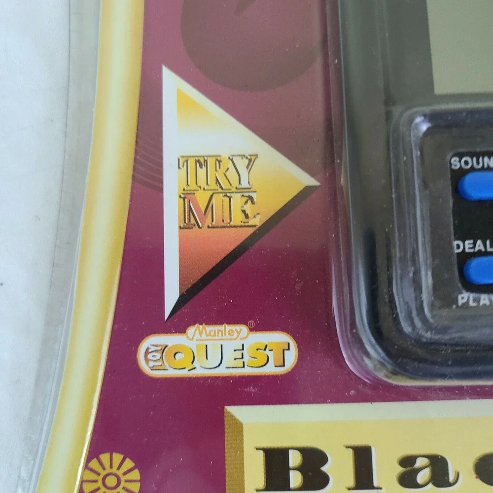 Manley Toy Quest Vegas Casino‎ Blackjack Hand Held Game New - Picture 5 of 10